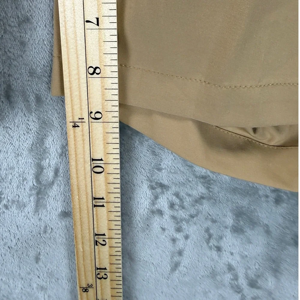 Polo Ralph Lauren Mens Performance Golf Shorts Tan Khaki Size 42 Flat Front Logo
